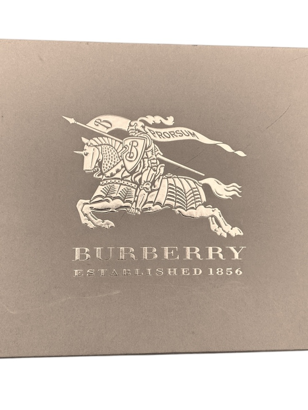 Burberry Prorsum Gift Box Large Beige Designer Storage Box